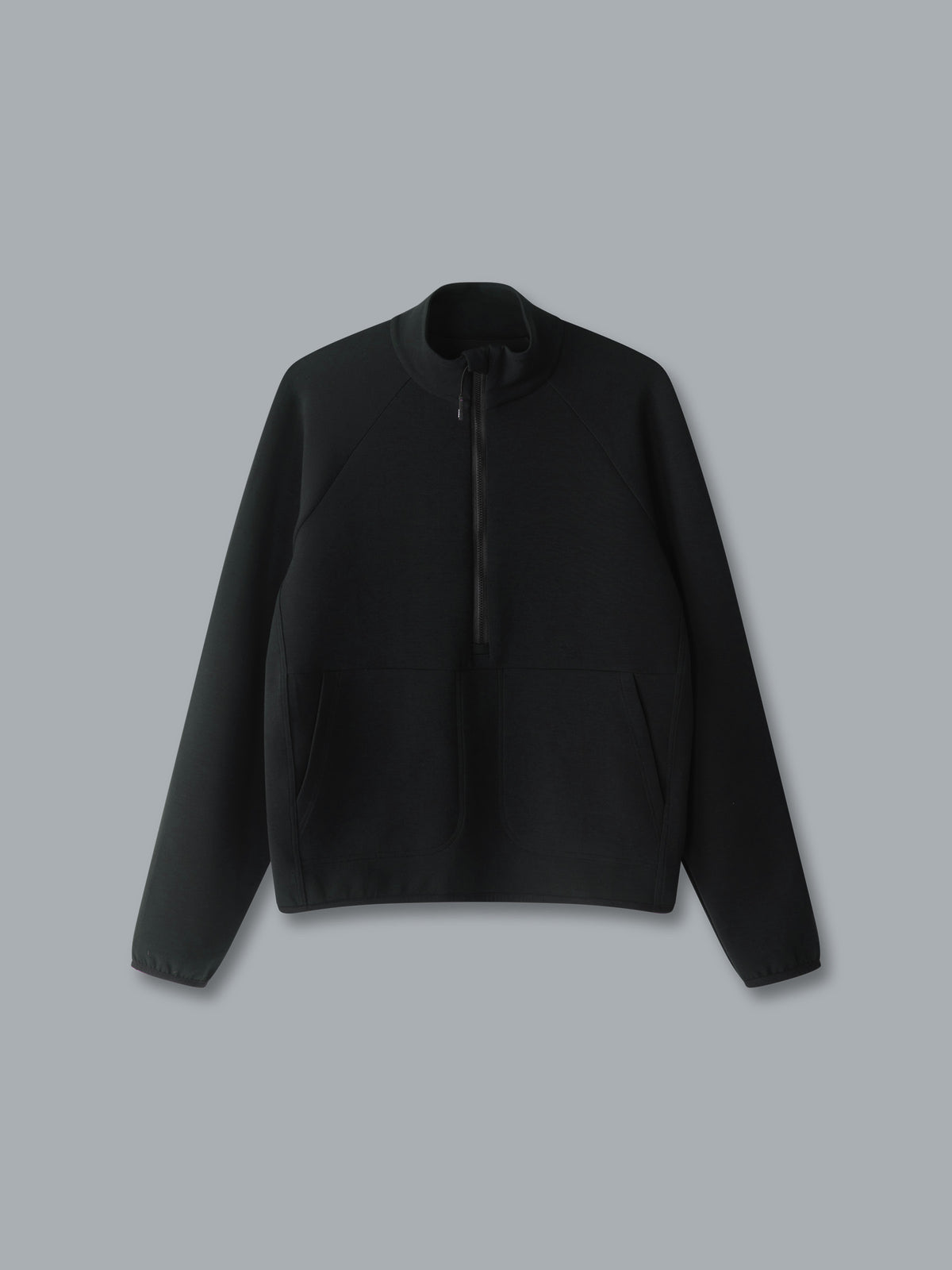 ESSENTIAL Half Zip Black
