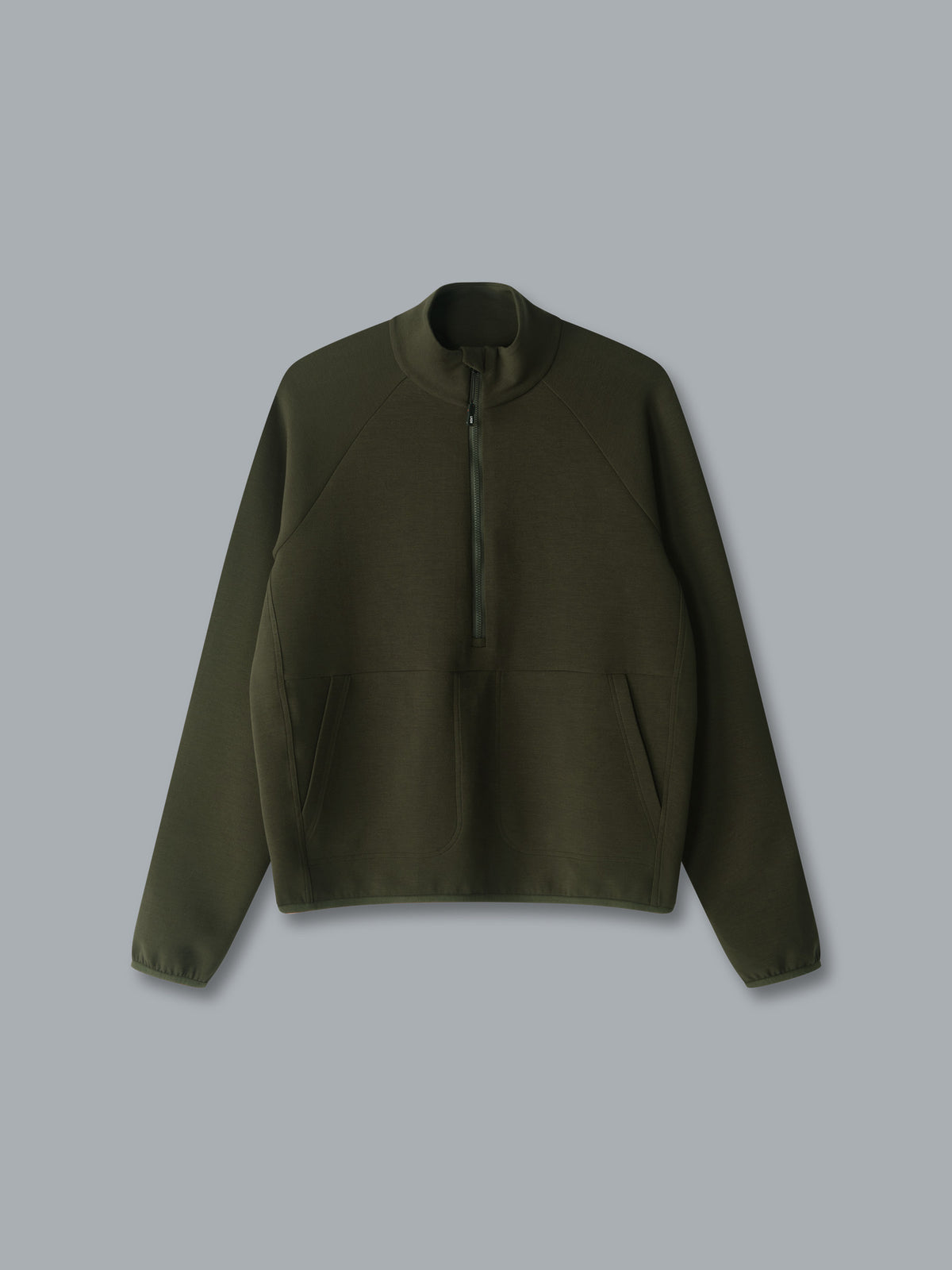 ESSENTIAL Half Zip Olive
