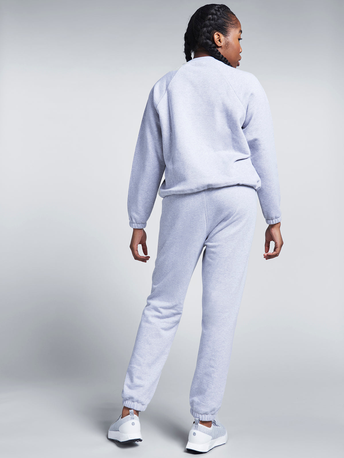 Womens danny zuko light grey crew neck jumper 2