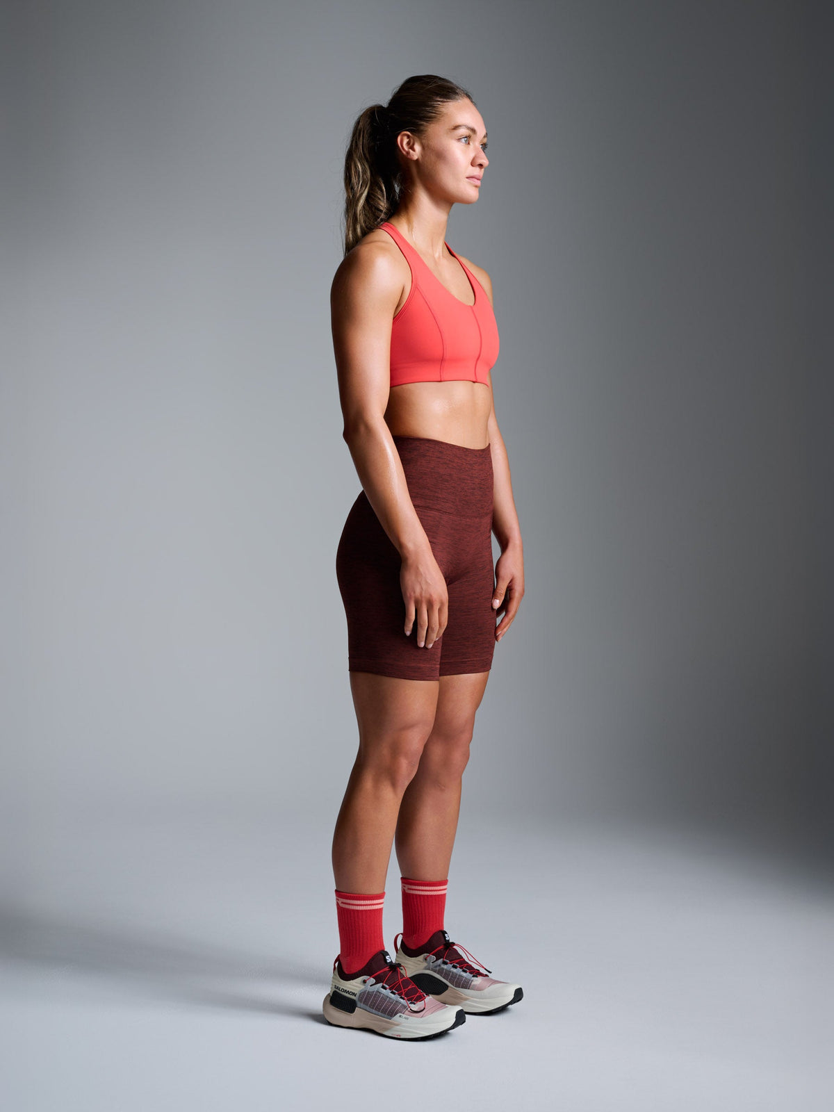 FEMME FATALE Sports Bra Retro Red