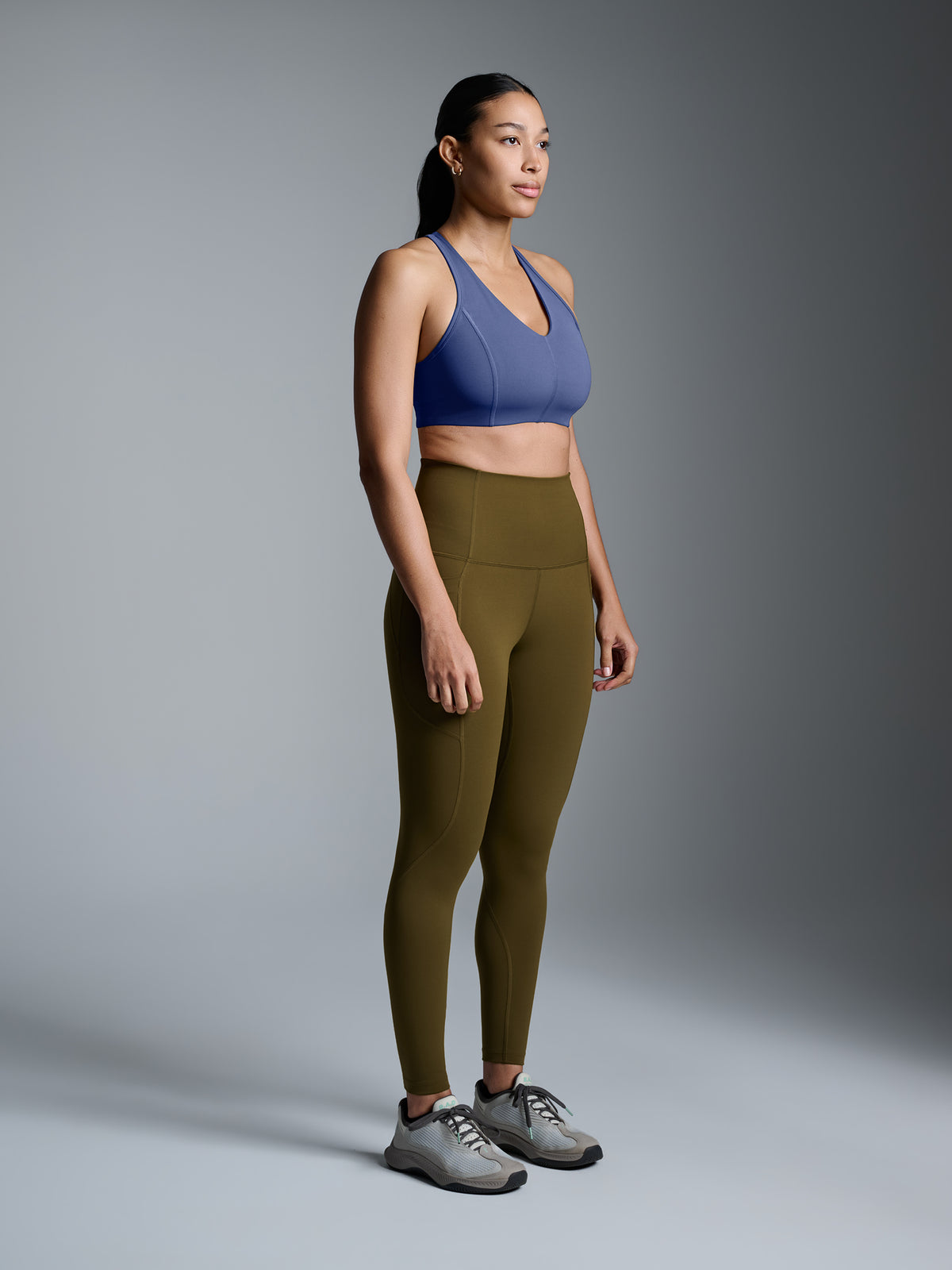 FEMME FATALE Sports Bra Blue Carbon