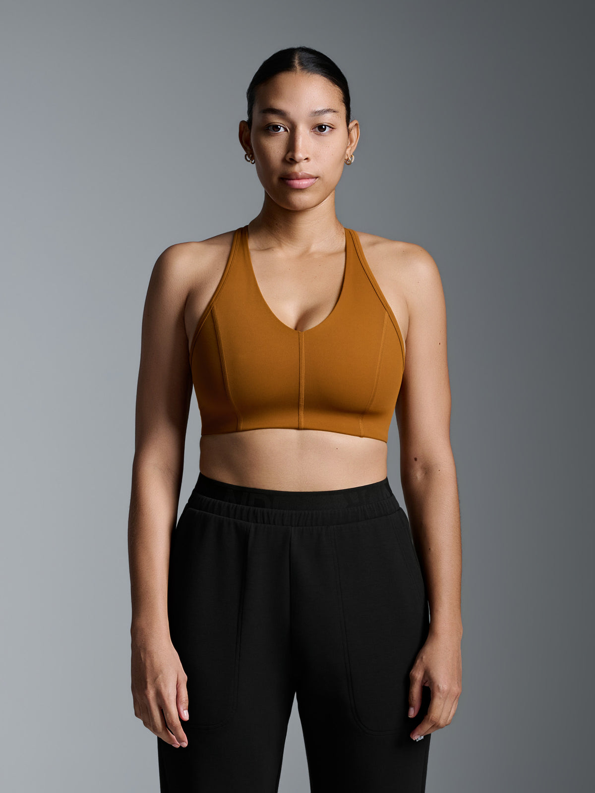FEMME FATALE Sports Bra Cognac