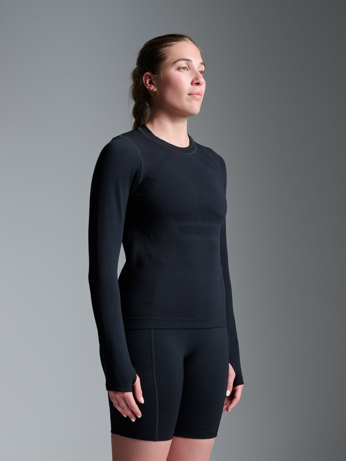 HERE TODAY Long Sleeve Tee Black