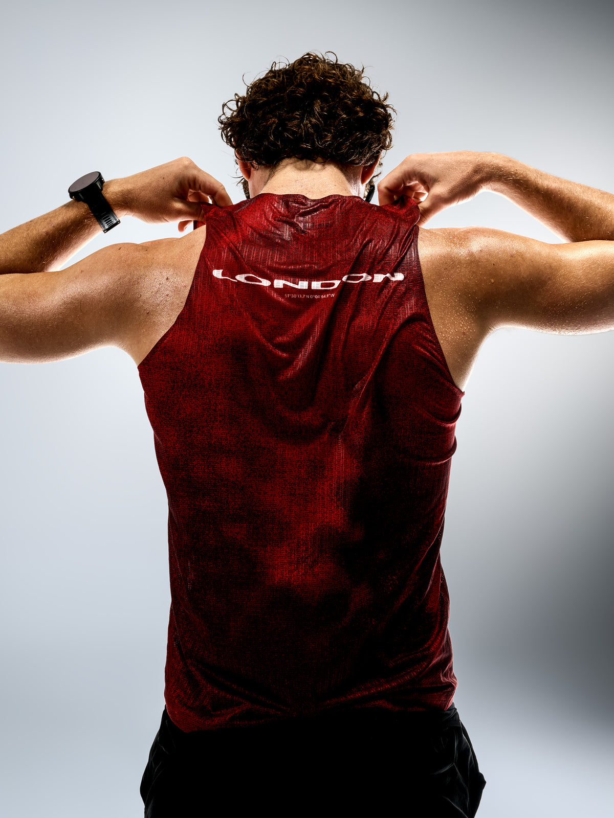 LONDON 2026 Men's Tank Race Red