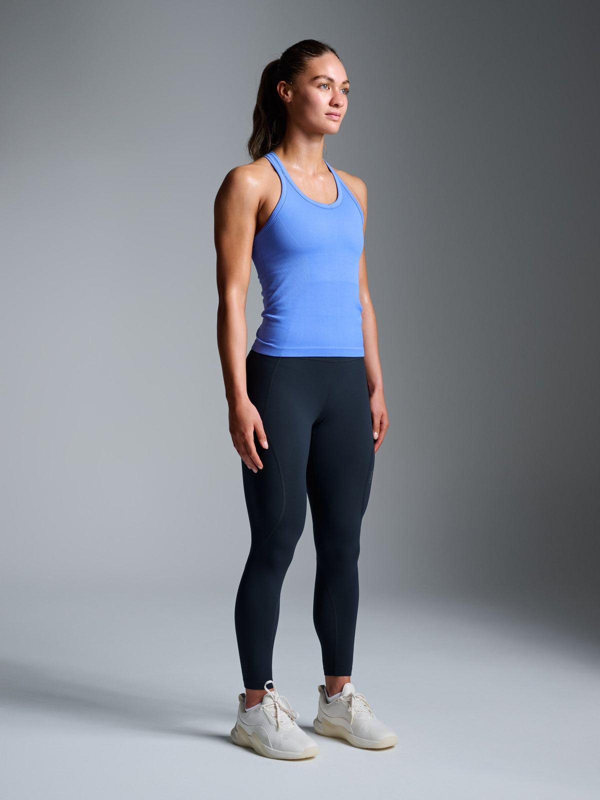 MUSCLE TANK (RECYCLED) Vibrant Blue