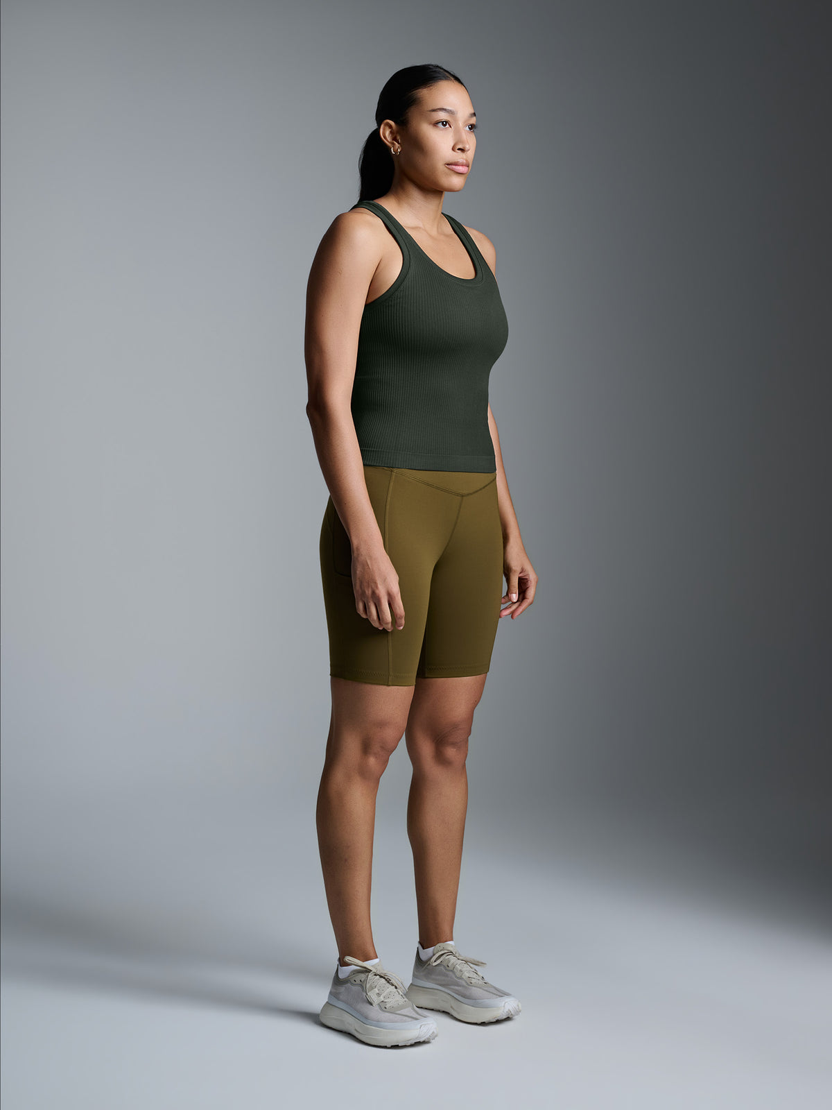POWER SCOOP Tank Olive